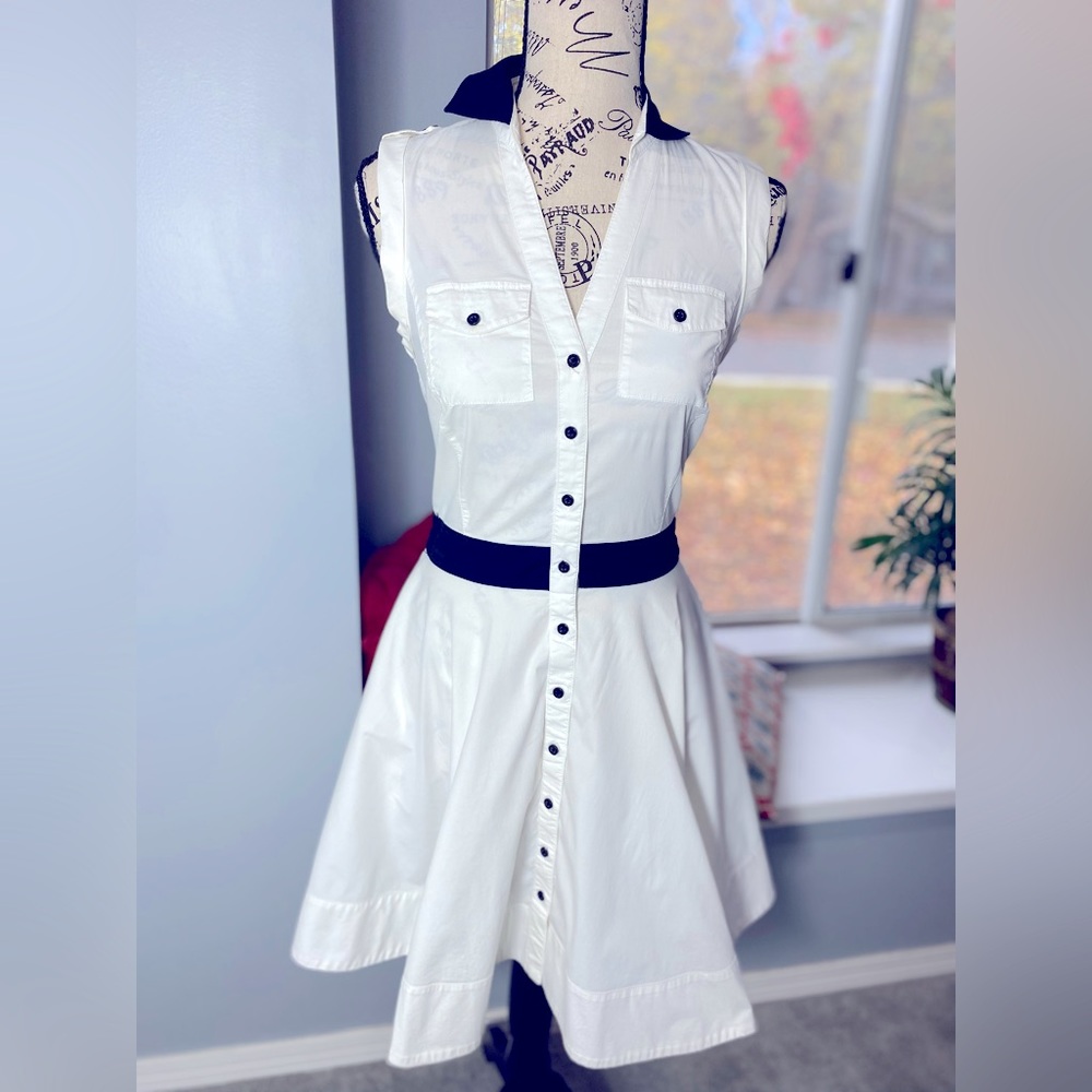 Armani Exchange Button Down Shirt Dress
